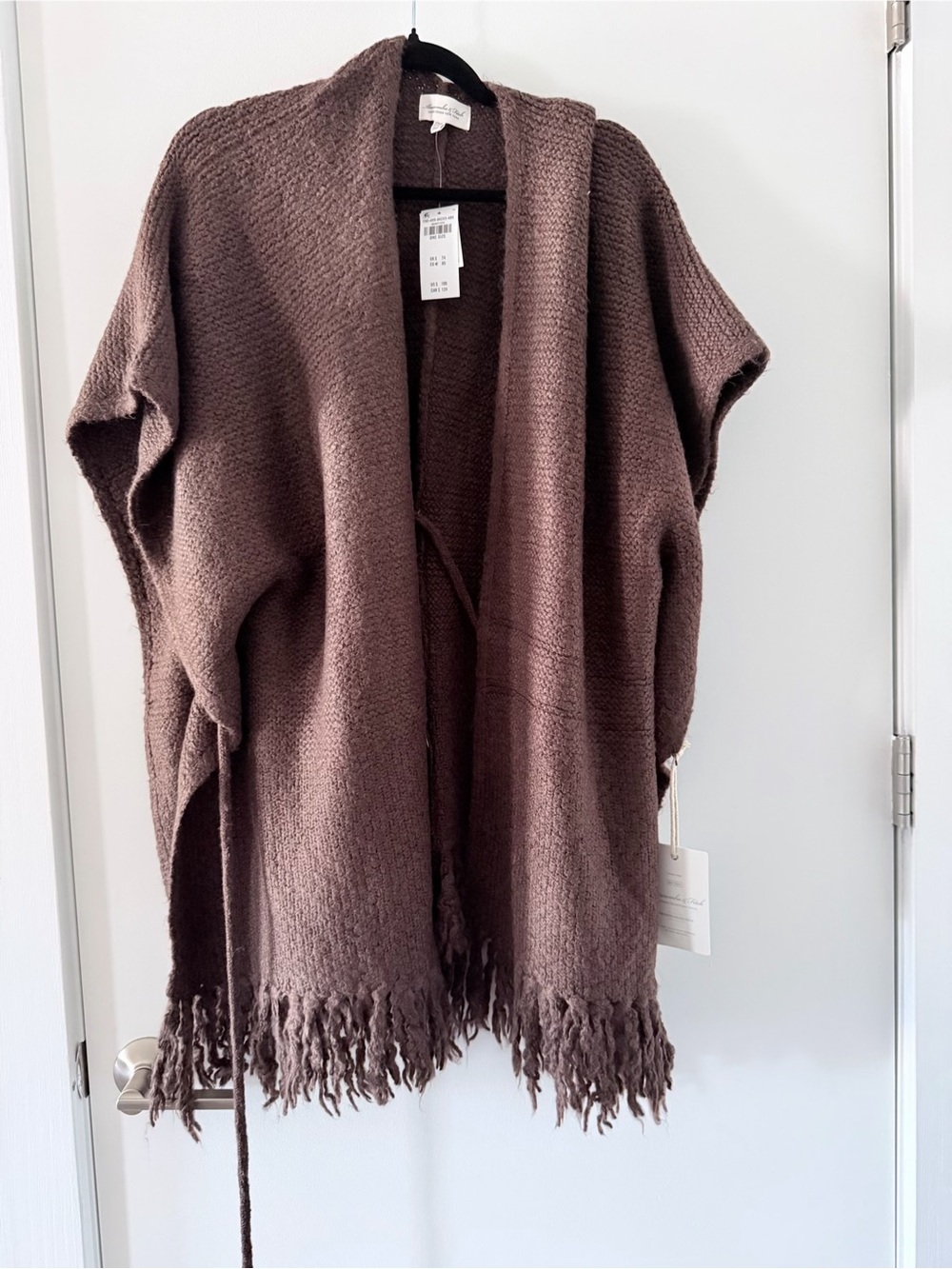 Women's Abercrombie & Fitch Fringe Belted Cardigan